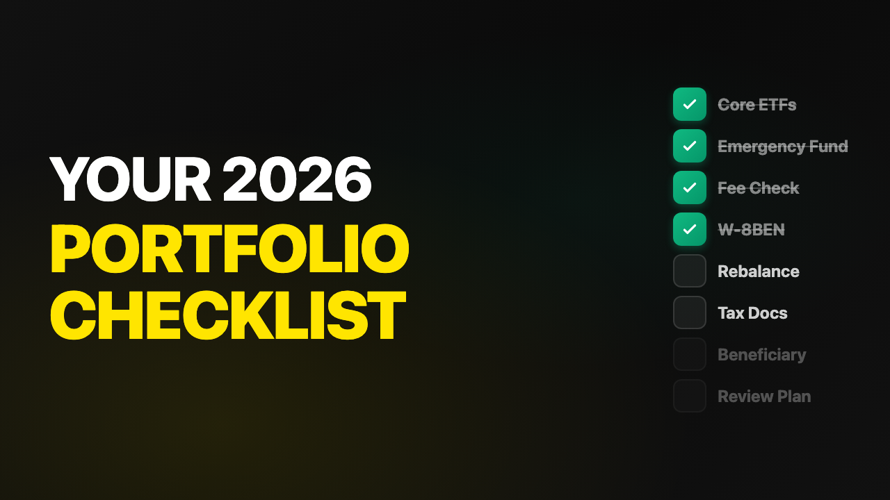 Portfolio checklist for investors