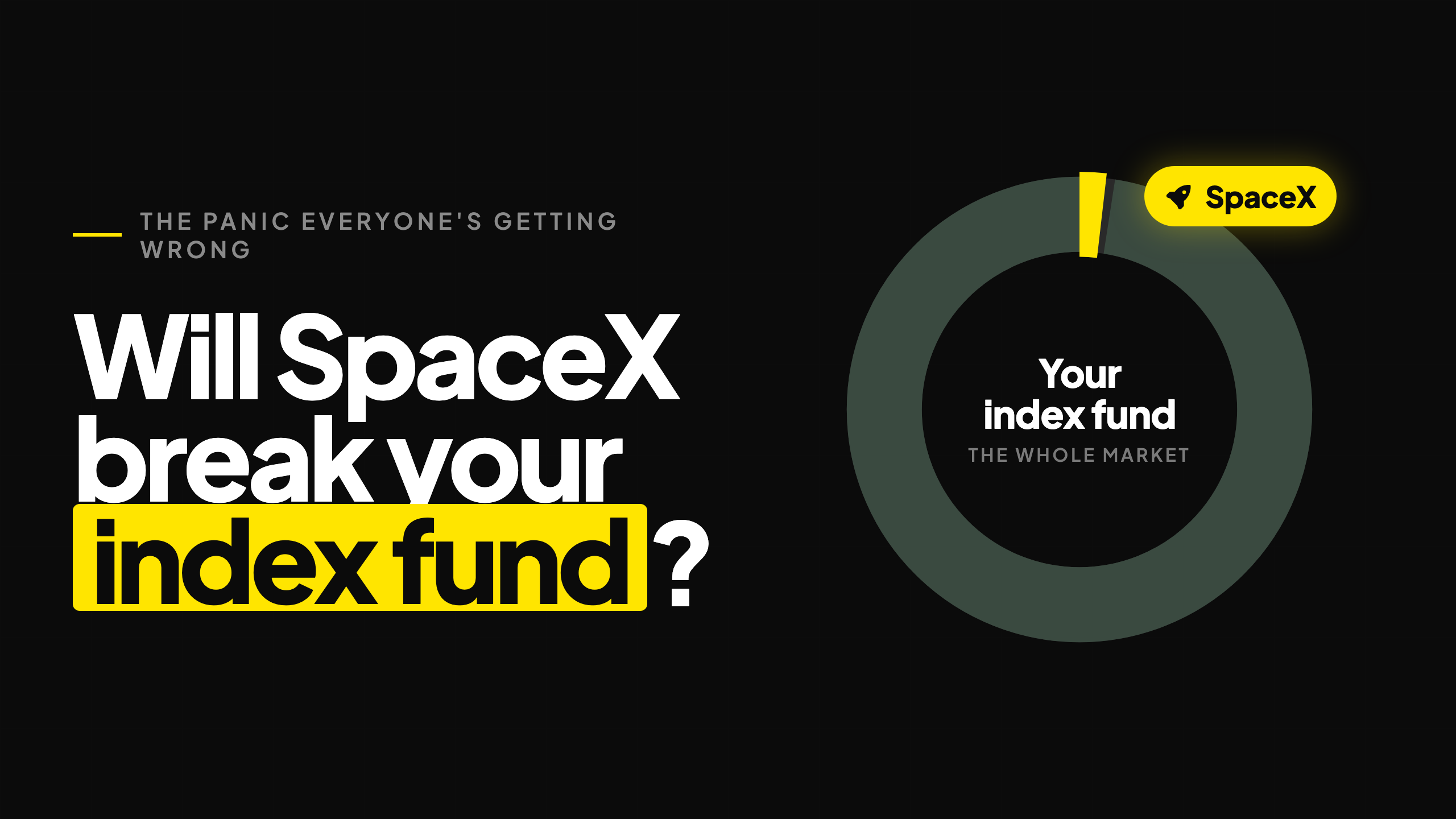 Will the SpaceX IPO Break Your Index Fund?