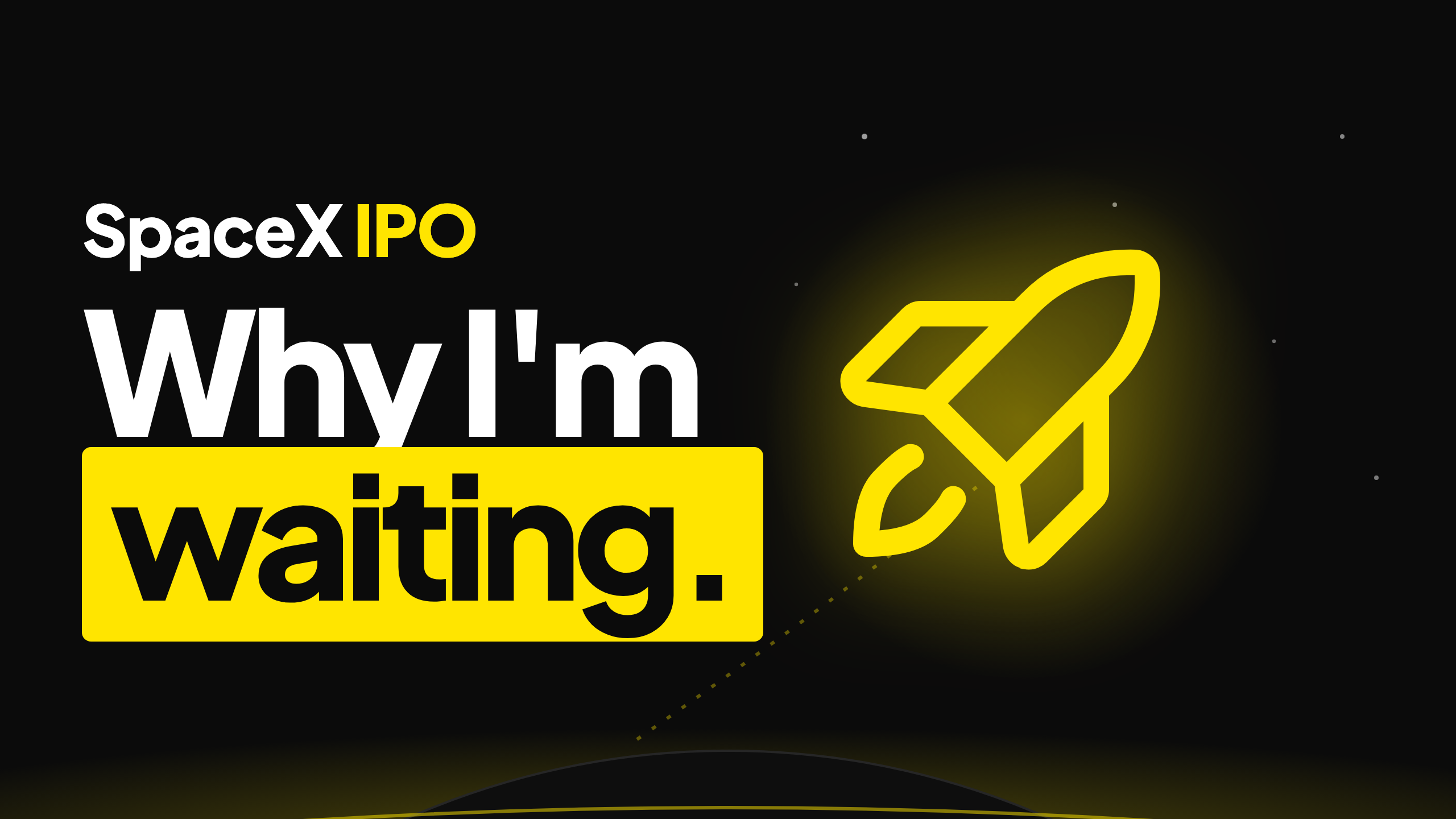 The SpaceX IPO: why I'm not buying on day one